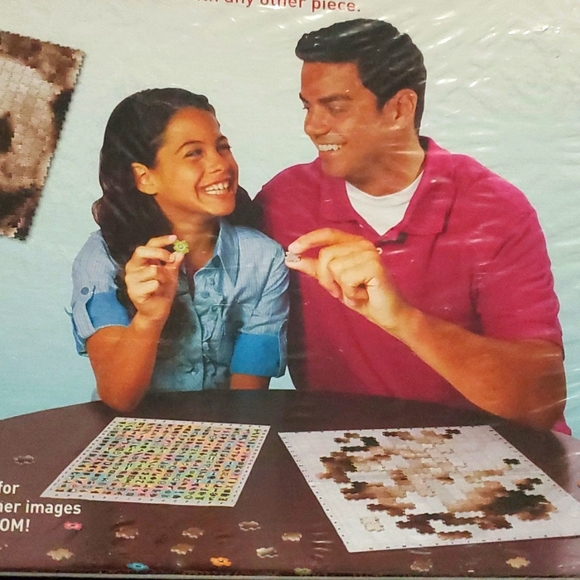 : sealed Hasbro Ji Ga Zo 300 piece puzzle sepia build your own mosaic style - Picture 11 of 11